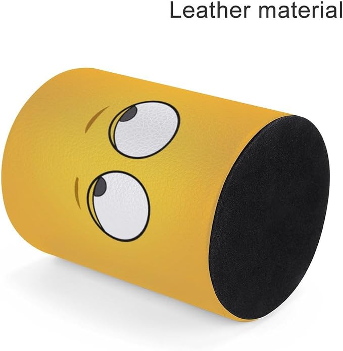 Eye Pen Holder Pencil Cup for Desk Organizer | Cute Makeup Brush Holder PU Multifunctional Office Suppliesfor Decor Home Classroom School