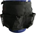 Craedli 5 Gallon Bucket Tool Organizer Bag Car Wash Caddy with Mesh Pockets | Storage Compartments For Cleaning Supplies, Universal Auto Detailing Equipment Pouch, Home Gardening Fishing Gear Container