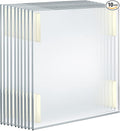 Azar Displays 122039 17-Inch W by 22-Inch H Wall Mount Acrylic Frame Pack of 10 - Clear Acrylic Wall Frame with Sticky Back - Floating Wall Sign Holder - Adhesive Office Sign - Frameless Picture Frame