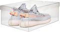 OnDisplay Luxury Acrylic Shoe Box - Clear Lucite Shoebox with Lid (Long)