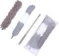 Dual-Head Microfiber Chenille Duster Set 4pcs with Telescopic Handle for Home Cleaning Ceiling Fan Dusting and Household Dust Sweeper