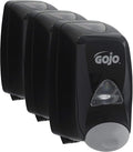 GOJO FMX-12 Push-Style Foam Soap Dispenser,Black,for 1250 mL FMX-12 Foam Soap Refills - 5155-06,(Pack of 3)