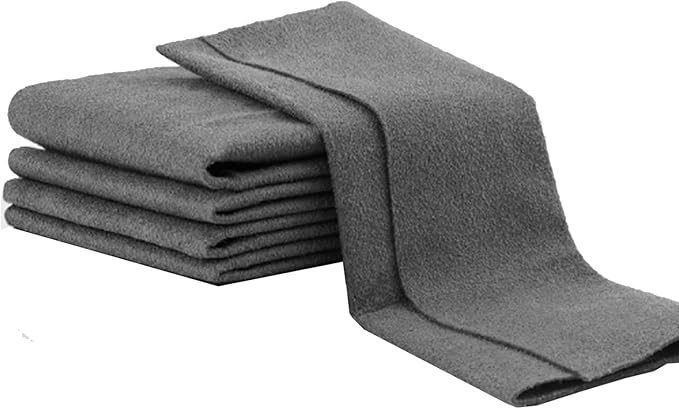 Magic Cleaning Cloth,Thickened Magic Cleaning Cloth,Reusable Microfiber Lint-Free Cloths for Kitchen, Windows, Glass, Mirror, Car, Gray (11.8×15.8in,5)