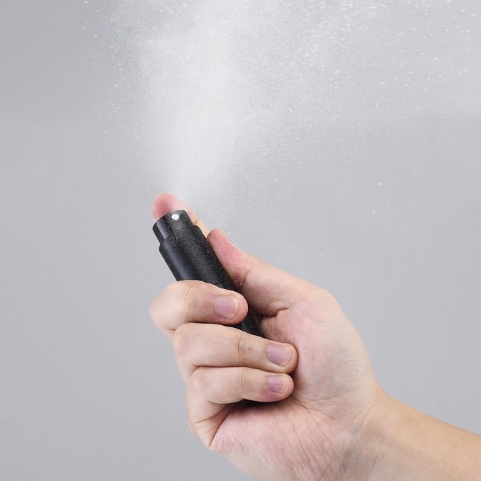Fusupak Perfume Atomizer Travel Bottle Refillable: Cologne Sprayer Portable for Men - Mini Spray Empty for Refill - 8ml Small Size Brown
