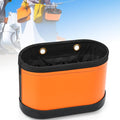 Oval Hard Bucket Tool Organizer, Utility Plastic 14 Pocket Polypropylene Tool Bucket Bag with Hook and Drain Holes for Home Garage Light Trade Lineman Tools, Without Stand