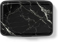 Credit Card Holder for Women, Small RFID Metal Credit Cards Wallets Cute Business Card Holder Pocket ID Case, Black Marble