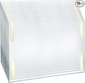 Azar Displays 122038 22-Inch W by 17-Inch H Wall Mount Acrylic Frame Pack of 10 - Clear Acrylic Wall Frame with Sticky Back - Floating Wall Sign Holder - Adhesive Office Sign - Frameless Picture Frame