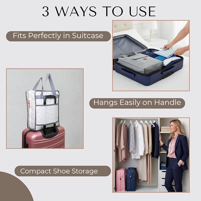 Shoe Bag for Travel, Portable Storage Organizer for Women and Men