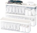 Charger Cable Cord Storage Organizer Box - Easy Storage Without Cable Ties - 3 Pack With Lid