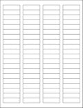 NextDayLabels 1.75x0.5 Inch Rectangle Stickers White Blank Labels for Laser Inkjet Printer - 80 Per Sheet Self-Adhesive Return Address File Folder Made in USA - 8000 Labels