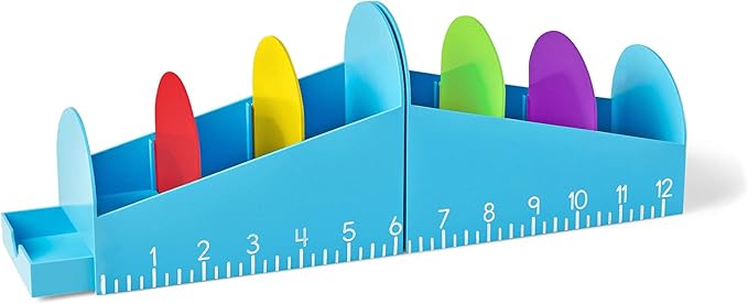 Hand2Mind Junior Flexible Modular Desk Organizer - Top Organizer with Pencil Holder, Teacher & School Supplies