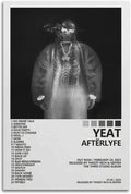 OrdaLi Yeat Poster Aftër Lyfe Music Album Cover Poster Canvas Canvas Mural Poster Bedroom Decor Sports Landscape Office Room Decor Gift 08x12inch(20x30cm) Unframe-style
