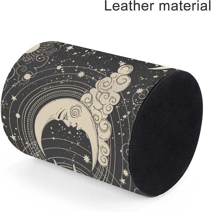 Tarot Celestial Boho Pen Holder Pencil Cup for Desk Organizer | Cute Makeup Brush Holder PU Multifunctional Office Suppliesfor Decor Home Classroom School