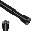 Spring Tension Rod 28-41 Inch (From 18-29 Extension to 41 Inch) No Drilling Adjustable Black Spring Loaded Curtain Rod Expandable Small Short Curtain Rod for Windows,Kitchen,Doorway