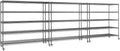 5 Tier Wire Shelving 3 Pack | 55”W Storage Shelves Heavy Duty | Rolling Wire Rack with Wheels | 3250 LBS Metal Shelving | Garage Shelving Units and Storage | Adjustable Layer Height | 55”W×18”D×73”H