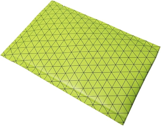 100 PCS 4 Mil Thick Open Top Heat Seal Bags, PET+AL+PE Mylar Bags with Easy Tear Notch, Resealable Heat Sealable Pouch for Food Storage, Packaging, Not Vacuum Bags (Green, 12 * 18CM/4.7"*7.1")