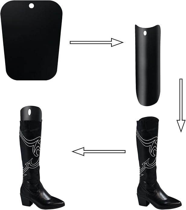 Luxdecor 32 Pieces (16 Pairs) 10/12/14/16in Boot Shaper Inserts Boots Form Stand Support Holder for Women and Men Organizer