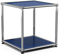 Nightstand Modern Storage Cabinet Blue A Versatile Free-Standing Organizer for Living Room, Bedroom, and Home Office Décor