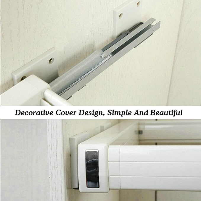 Pull Out Hanging Drawer,Rattan Under Shelf Storage Basket,Sliding Stackable Storage Bins,Adjustable Width 864-924mm,for Kitchen Bathroom Cabinets(Color2)