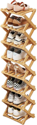Shoe Racks, Foldable Shoes Organizer FreeStanding Shelf,8 Layers | Foldable Design, Free Standing, Eight Color Layers, Functional, Multifunctional Storage