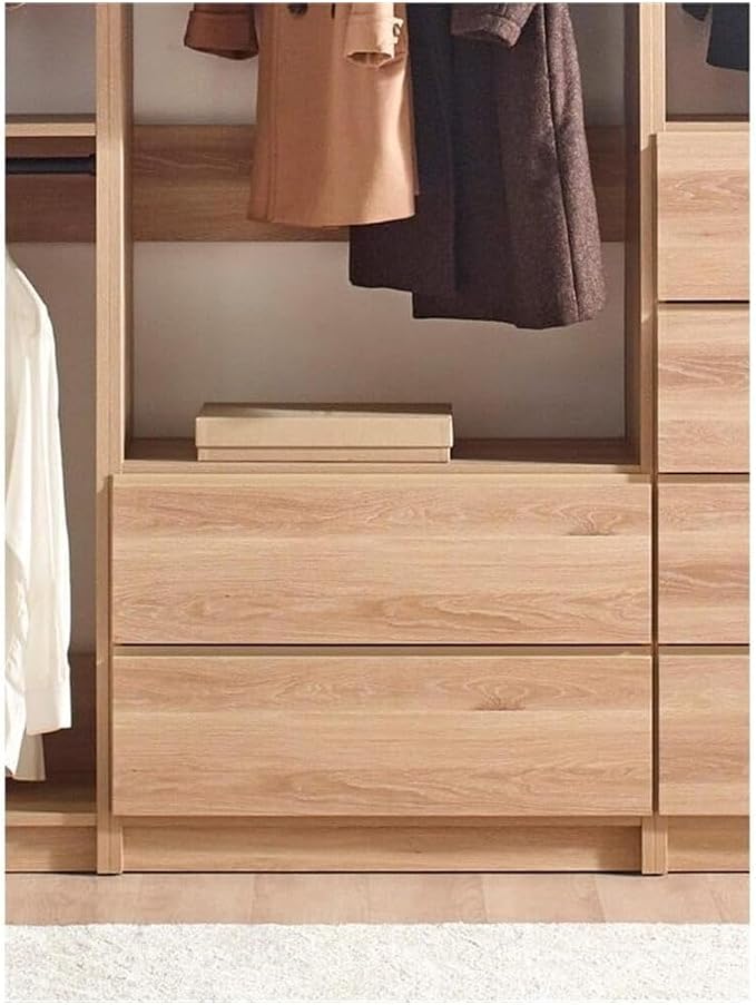 Maykoosh Closet System Organizer - Customizable Walk-in Wardrobe Storage Oak/Model ACD 3 Closet