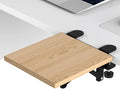 Sisyphy Ergonomics Desk Extender Tray, 9.5x9.1" Punch-Free Clamp on, Foldable Keyboard Drawer Tray, Table Mount Arm Wrist Rest Shelf, Computer Elbow Arm Support