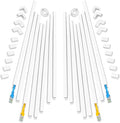 250in Cord Hider, One-Line Cable Hider, Yecaye Small Cord Covers for Wires on Wall System, Cable Raceway Kit for Max 2 Cords, Wire Hiders for Tv on Wall, Wire Hider, 16XL15.7in W0.59in H0.4in, White