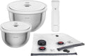 ZWILLING Fresh & Save BOWLS 9-pc Stainless Steel Vacuum Bowl Starter Set, Airtight Food Storage Containers for Meal Prep and Leftovers, Durable, BPA-Free, Stackable