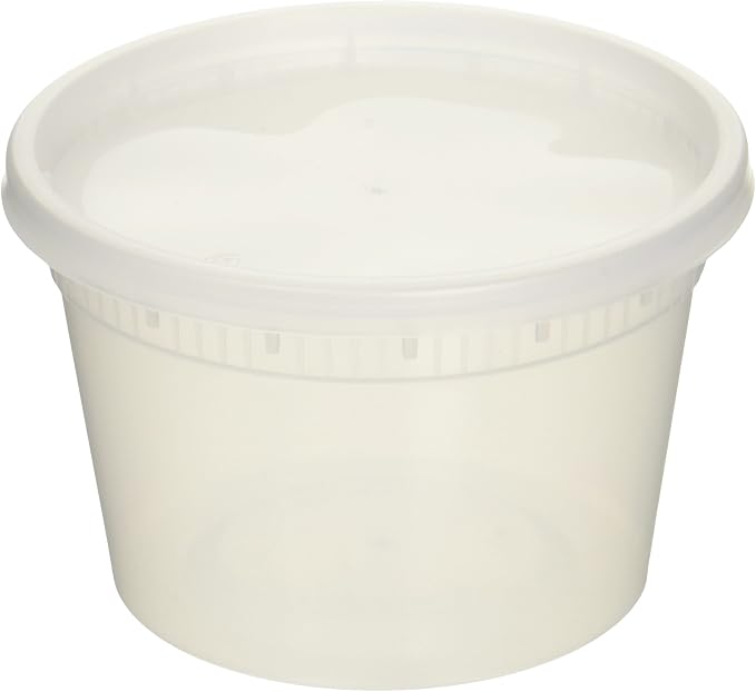 Extreme Freeze Deli Food Containers with Lids, 16-Ounce, 36-Pack, 36-Pack, 16 Oz