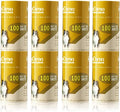 Lint Roller Refills 4", 800 Sheets, for Evercare, Extra Sticky | 8-pack, 100 sheets each. Easy tear-off. Fits 4" rollers with 1.5" core. For pet hair, clothes, furniture.