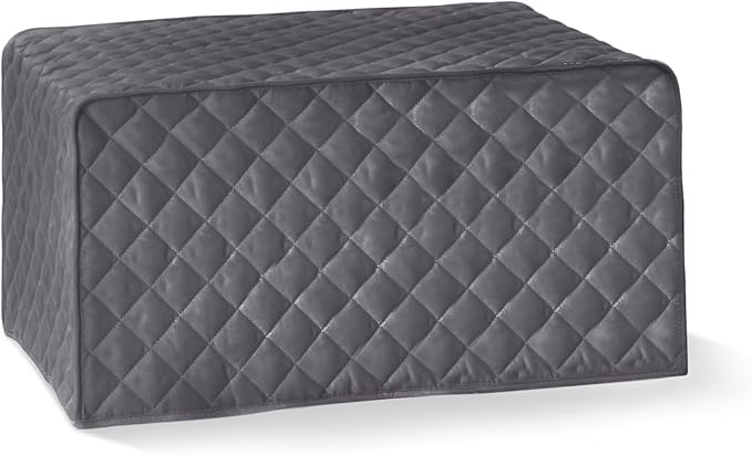 Covermates Keepsakes Rectangular Appliance Cover – Quilted Kitchen Appliance Cover for Countertop Storage – Dust Protection – Stain Resistant – Washable – Slip-On Appliance Design, Slate