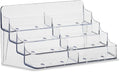 SOURCE ONE 8 Pocket Desktop Clear Acrylic Business Card Holder