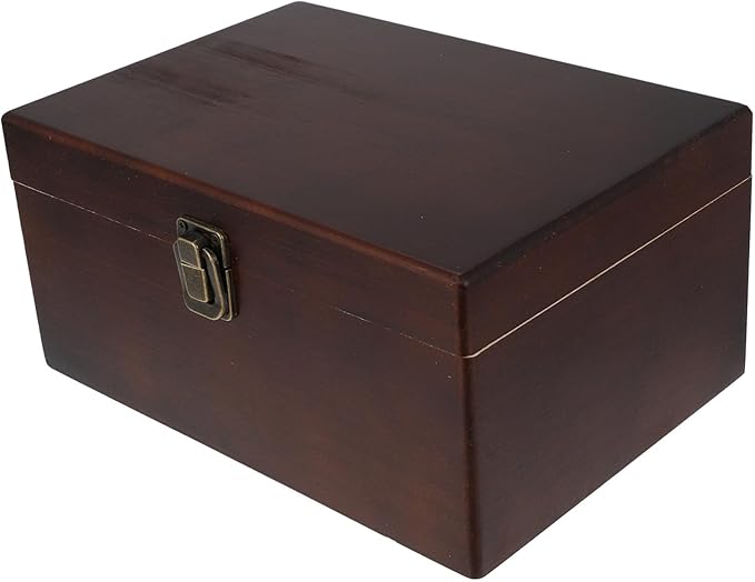 Homoyoyo Multifunctional Storage Bin Wooden Storage Organizer Desktop Wooden Organizer