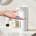 Fantictas Automatic Soap Dispenser,Touchless Hand Wall Mount Rechargeable 3 Gear Adjustable Electric Soap Dispenser 350ml with Infrared Motion Sensor for Bathroom,Kitchen,Office, White Gel
