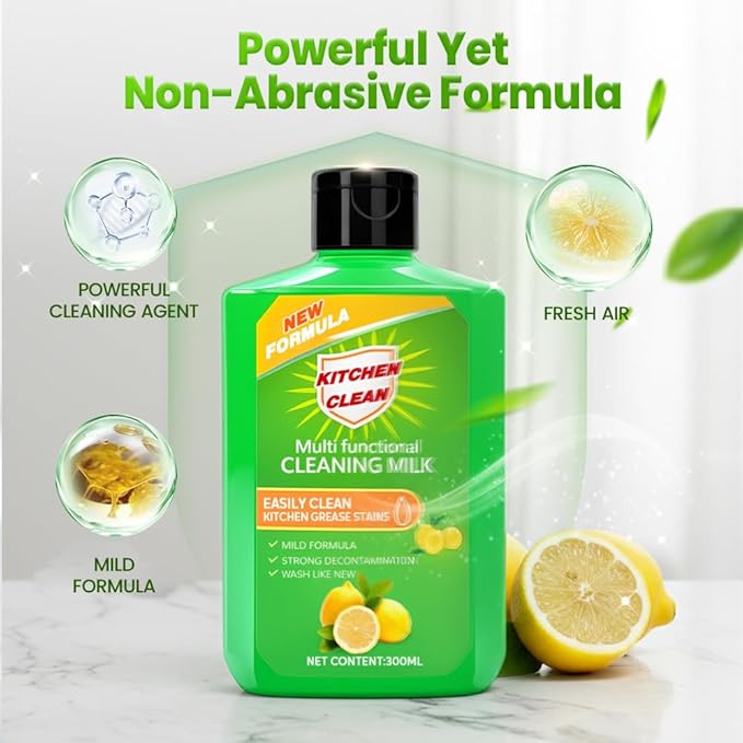 Auiepet 2026 New Cleaning Milk House Cleaner, Powerful Multifunctional Concentrated Cleansing Lotion, Multi-Purpose Effective Cleaning Milk for Household Kitchen and Bathroom (1, One Size)