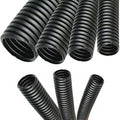 Electriduct 1" Polypropylene Non-Slit Wire Loom Corrugated Flexible Conduit - 300 Feet - Black