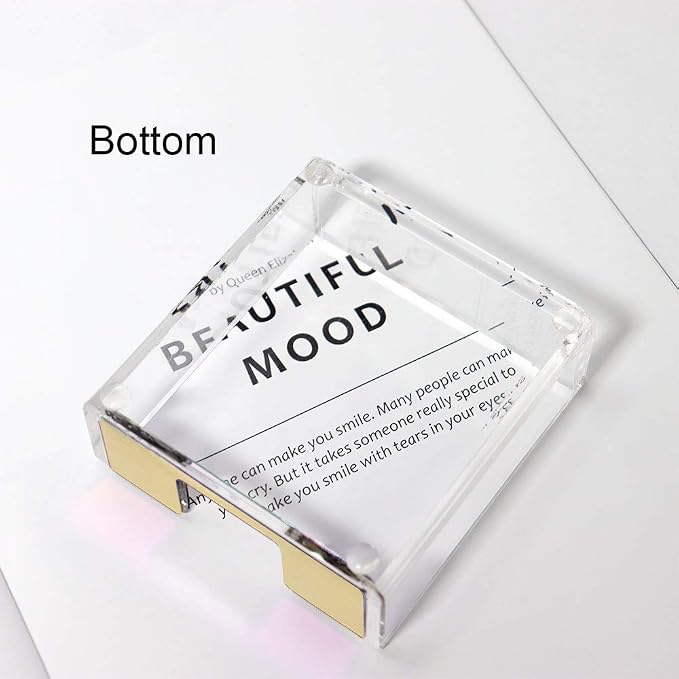 MultiBey Sticky Notes Memo Pad Holder Dispenser Clear Acrylic Gold Post Note Pad Holders Aesthetic Desk Supplies Organizer Accessories for Office Home Schools (Gold) | Post Note Pad Holders Aesthetic Desk Supplies Organizer Accessories for Office Home ...