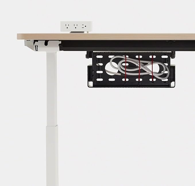 Steelcase Universal Cable Management Kit - for Office Desk - Desk Cord Organizer - Cable Management & Cord Hider - Wire Solution - Powerstrip Sold Separately - Small
