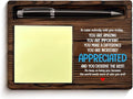 Office Sticky Note Holder Appreciation Gifts for Coworkers Employees Teammate You are Appreciated Self-Stick Note Pad Holders Office Cubicle Decor