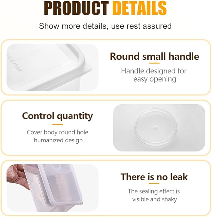 Storage & Crisper Boxes, 2025 New Durable Food Storage Containers, Stackable Refrigerator Organizer for Kitchen, Airtight Food Box with Lids, Fresh-Keeping Container Suitable (White, 5pcs)