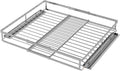 Pull Out Drawer Basket,Sliding Closet Drawer Organiser Shelves,Stackable Storage Bins,Load-bearing 10kg,for Kitchen Pantry Bathroom Cabinets(Cabinet width ≥39cm)