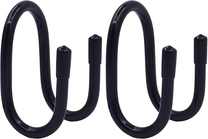 AUXPhome 2 Pack Backpack Hanger for Closet, Strong Bag Hanger Purse Organizer Hooks, Large Closet Hooks for Hanging Handbags,Belts,Hat,Laptop Backpack,Jeans,Travel Bag - Hold Up 20 Lbs