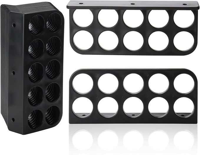 12Pack Cable Chase Wire Bracket,Cable Chase Bracket Support Organizer | Cable Support Wire Bracket Holder Wire Stackers Keep NMB Electrical Cord Tidy Clean&Save Time Space Labor,1" with 10-Holes