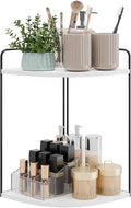 Forest Angle Bathroom Counter Organizer,Countertop Organizer,Vanity Organizers,Bathroom Storage,Bathroom Sink Caddy,Counter Shelf,Corner Counter,Corner Shelves(Black-White Marble)