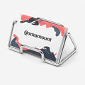 Business Card Holder,Minimalist Geometric Metal Card Display Stand,Vertical Desktop Name Card Organizer,Small Phone Stand & Photo Holder for Office,Wedding,Reception,Exhibition(Brushed Silver)