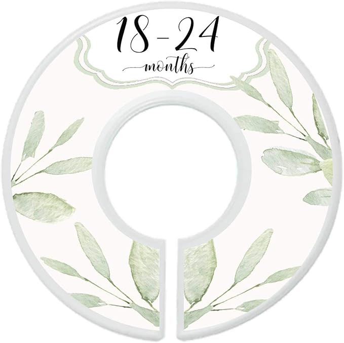 Baby Girl Clothes Dividers Nursery Closet Dividers Closet Organizers Botanical