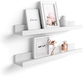 Mobili Fiver, Set of 2 First Picture Shelves, 23.62 in, Ashwood White, Made in Italy