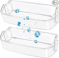 2 Pack UPGRADED W10710203 Refrigerator Door Bin Shelf Replacement Parts for Whirlpool Kenmore Maytag Refrigerator Right Side Bin Replaces WPW10710203 W10451871 3436767