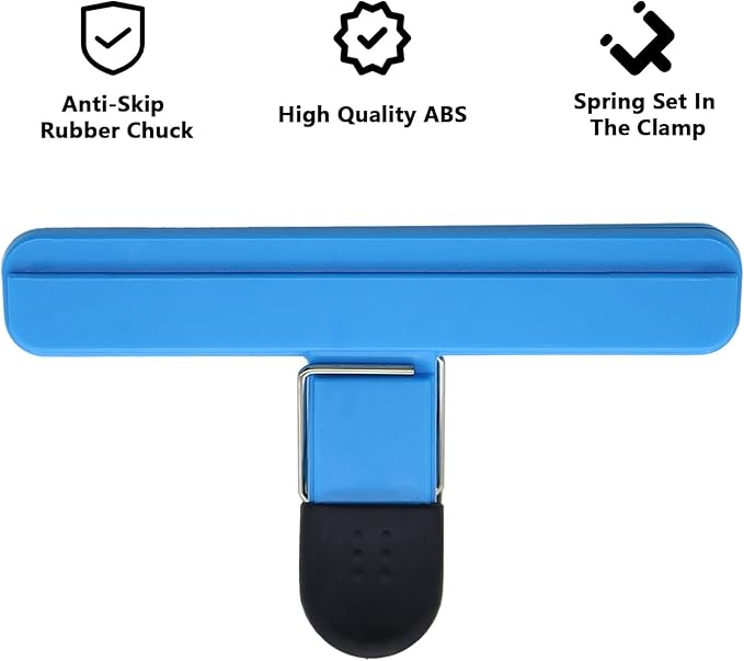 12Pack Large Chip,ULIFESTAR Food Clips,Upgrade Wide Open Bag Clips for Food Storage with Air Tight Seal Grip,Assorted Color(Blue 15.3 * 8.6 * 2.5cm/6.02 * 3.39 * 0.98")