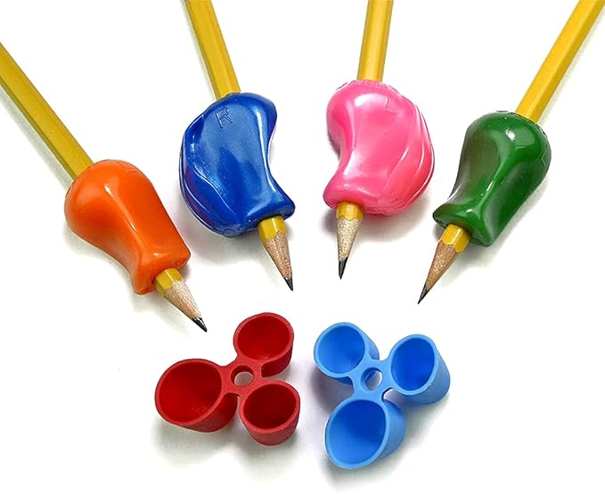 The Pencil Grip BGP-006 Bestsellers 6 Pack for Righties and Lefties With 2 Original, 2 Crossover and 2 Claw Grips, Assorted